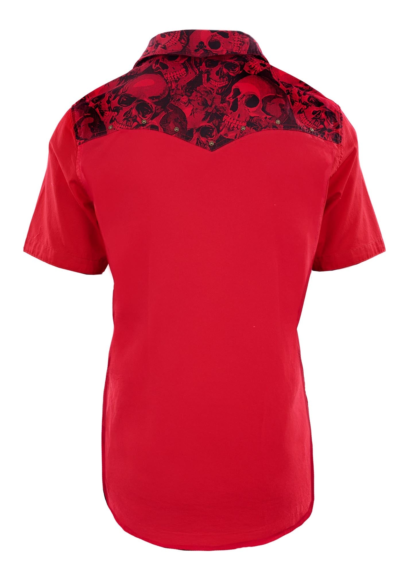 Rock Roll n Soul S/S Whipping Post Red Skulls Shirt