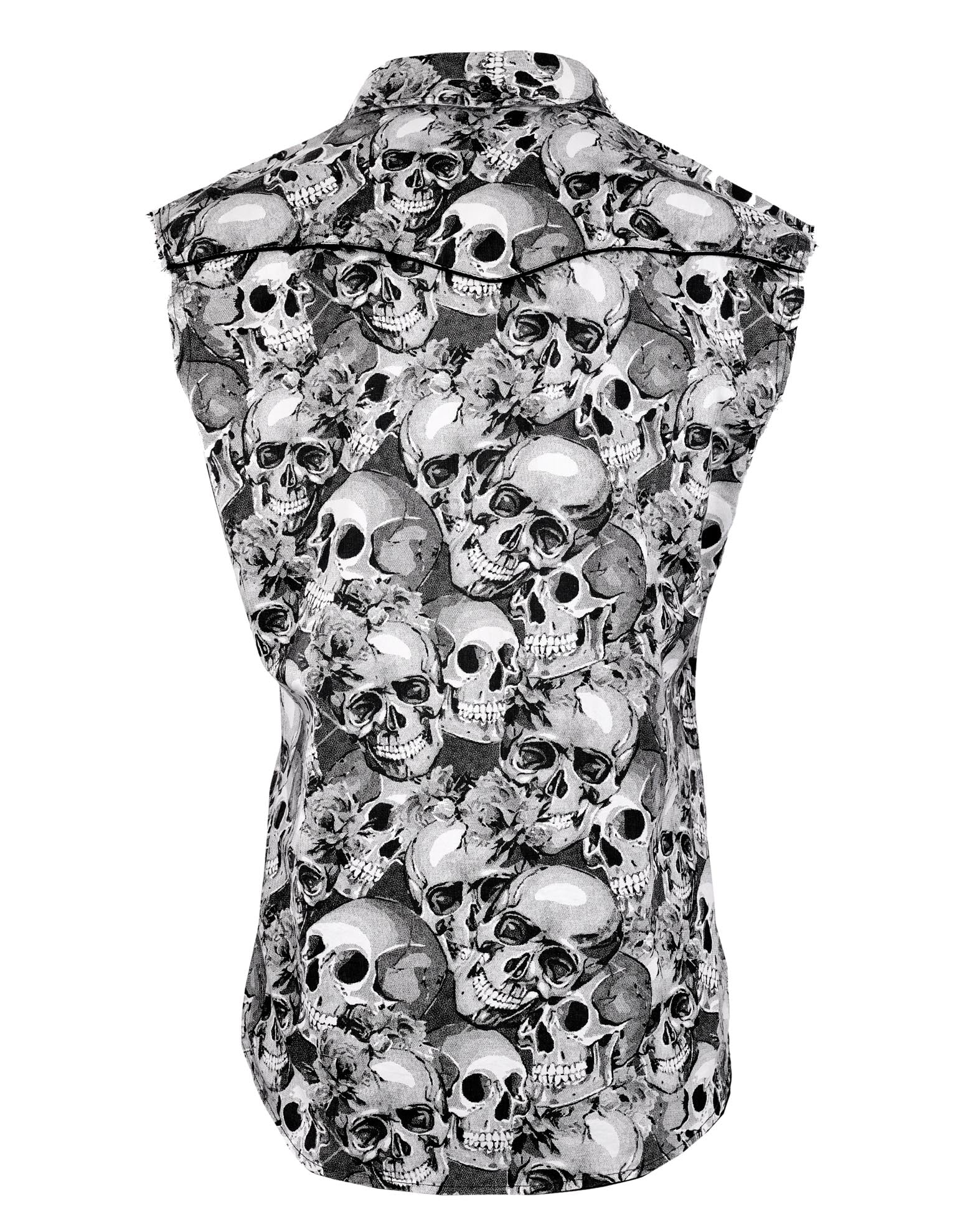 Rock Roll n Soul Sleeveless Sinner Skulls Shirt