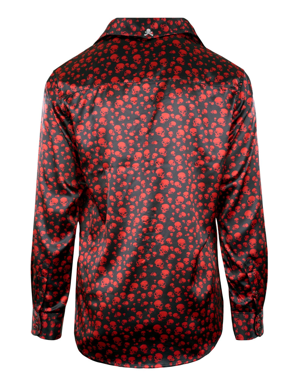 Rock Roll n Soul City Boy Blues Skulls Red L/S S