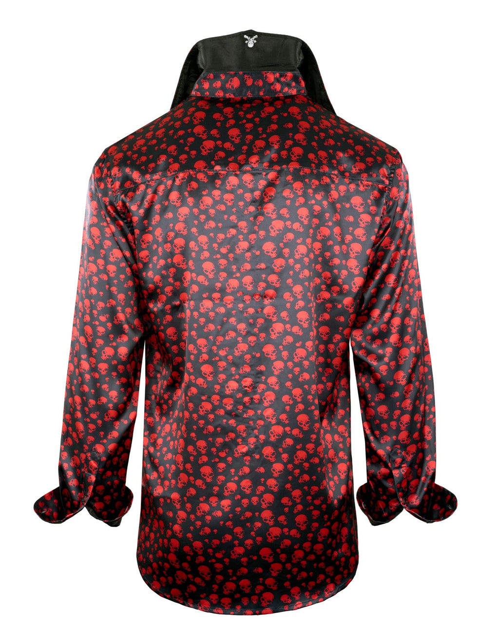 Rock Roll n Soul City Boy Blues Skulls Red L/S S