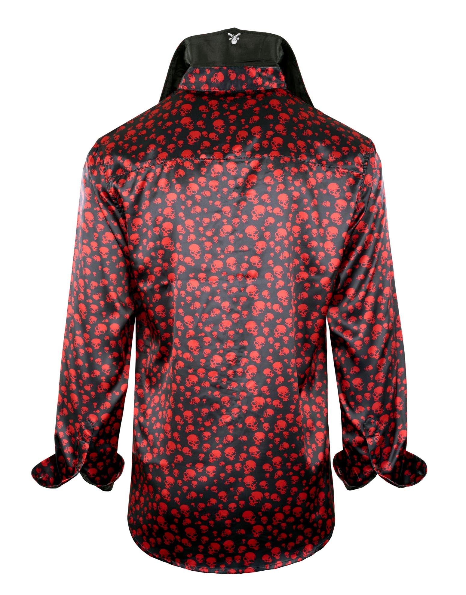 Rock Roll n Soul City Boy Blues Skulls Red L/S S