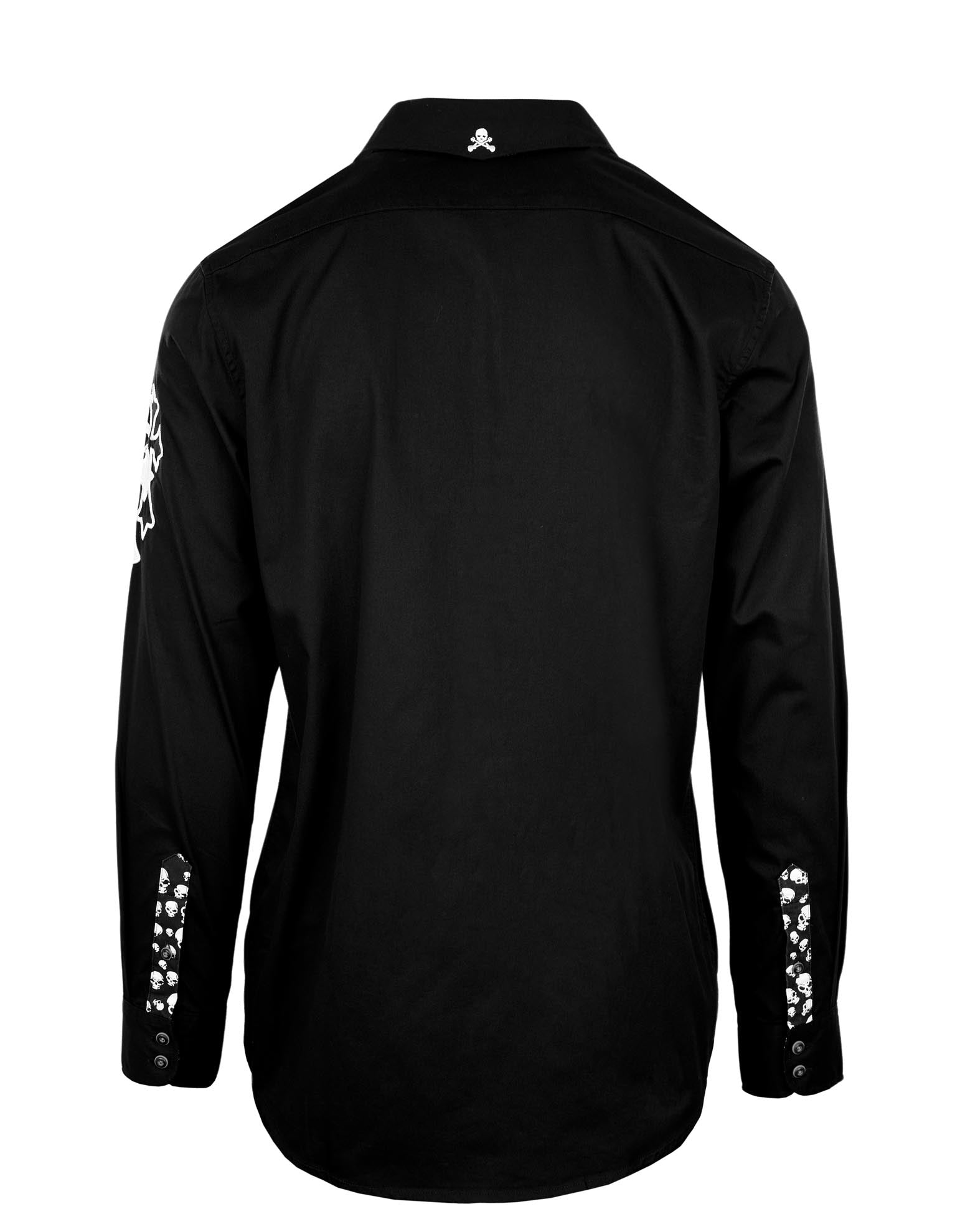 Rock Roll n Soul Crucified Cross Black L/S Shirt