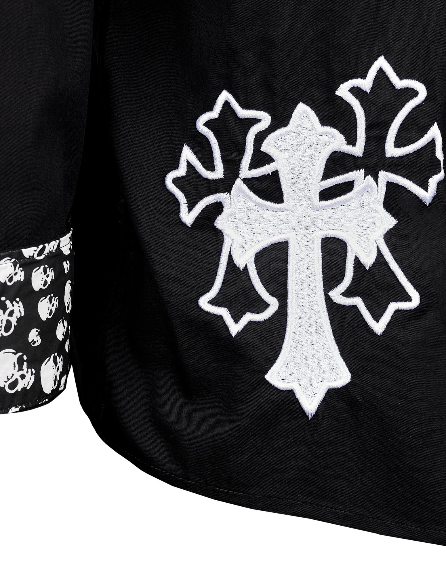Rock Roll n Soul Crucified Cross Black L/S Shirt