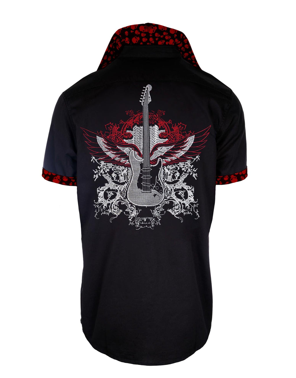 Rock Roll n Soul S/S Guitar Wings Black Shirt