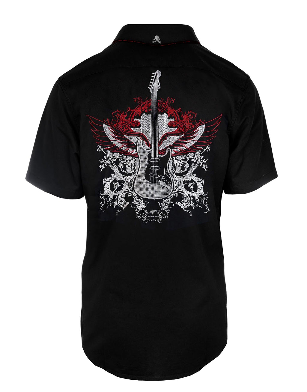 Rock Roll n Soul S/S Guitar Wings Black Shirt