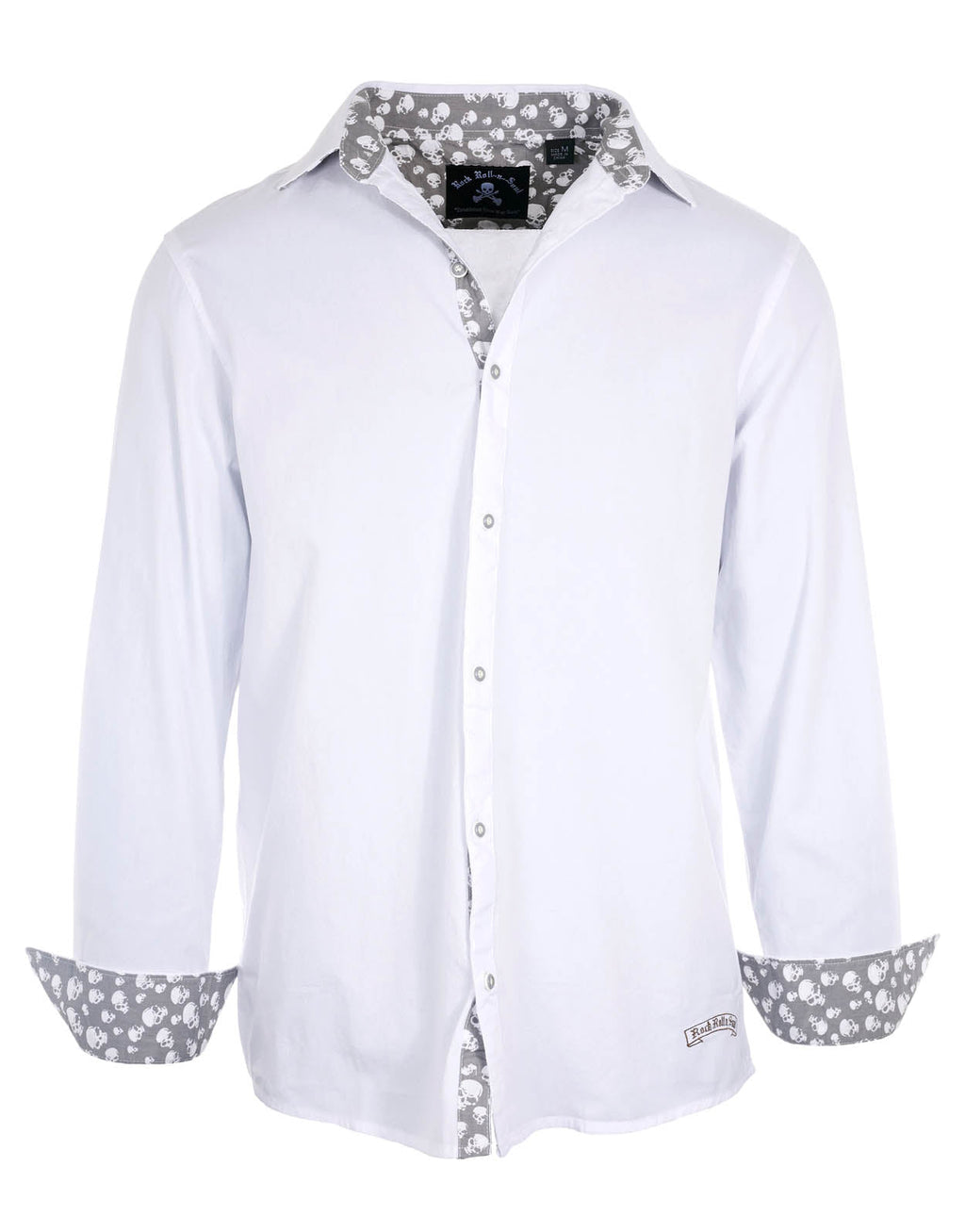 Rock Roll n Soul Flying Skull + Guitar L/S Shirt