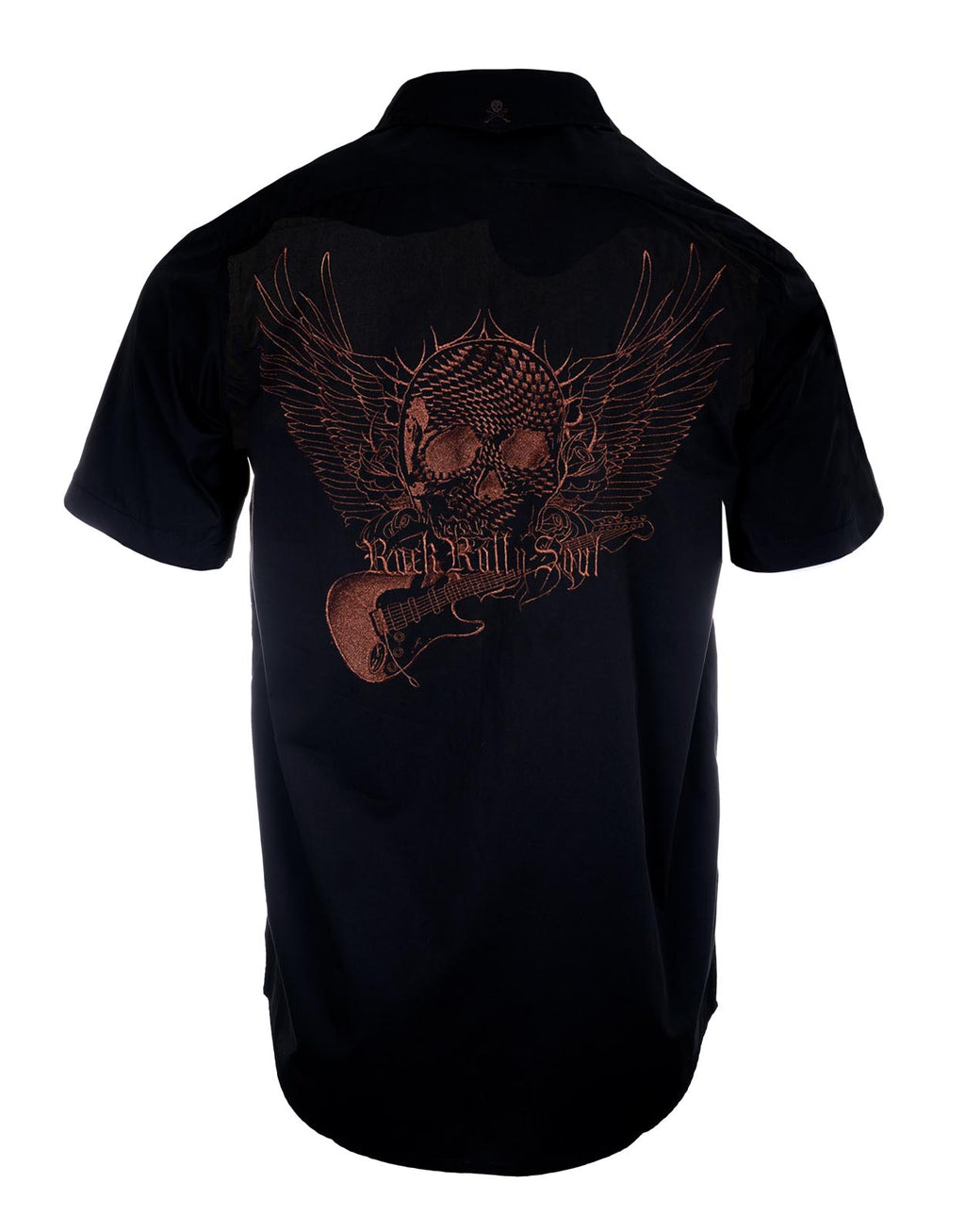 Rock Roll n Soul S/S Flying Skull & Guitar Shirt
