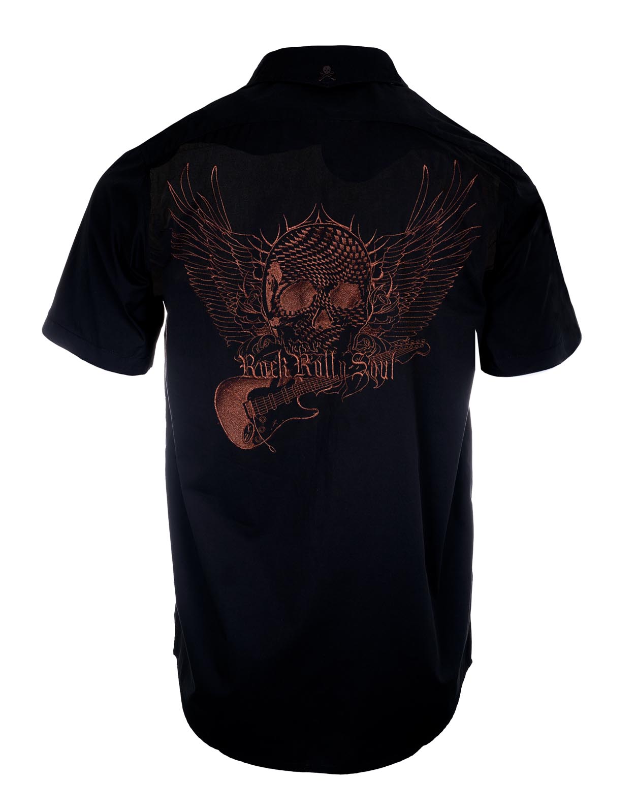 Rock Roll n Soul S/S Flying Skull & Guitar Shirt