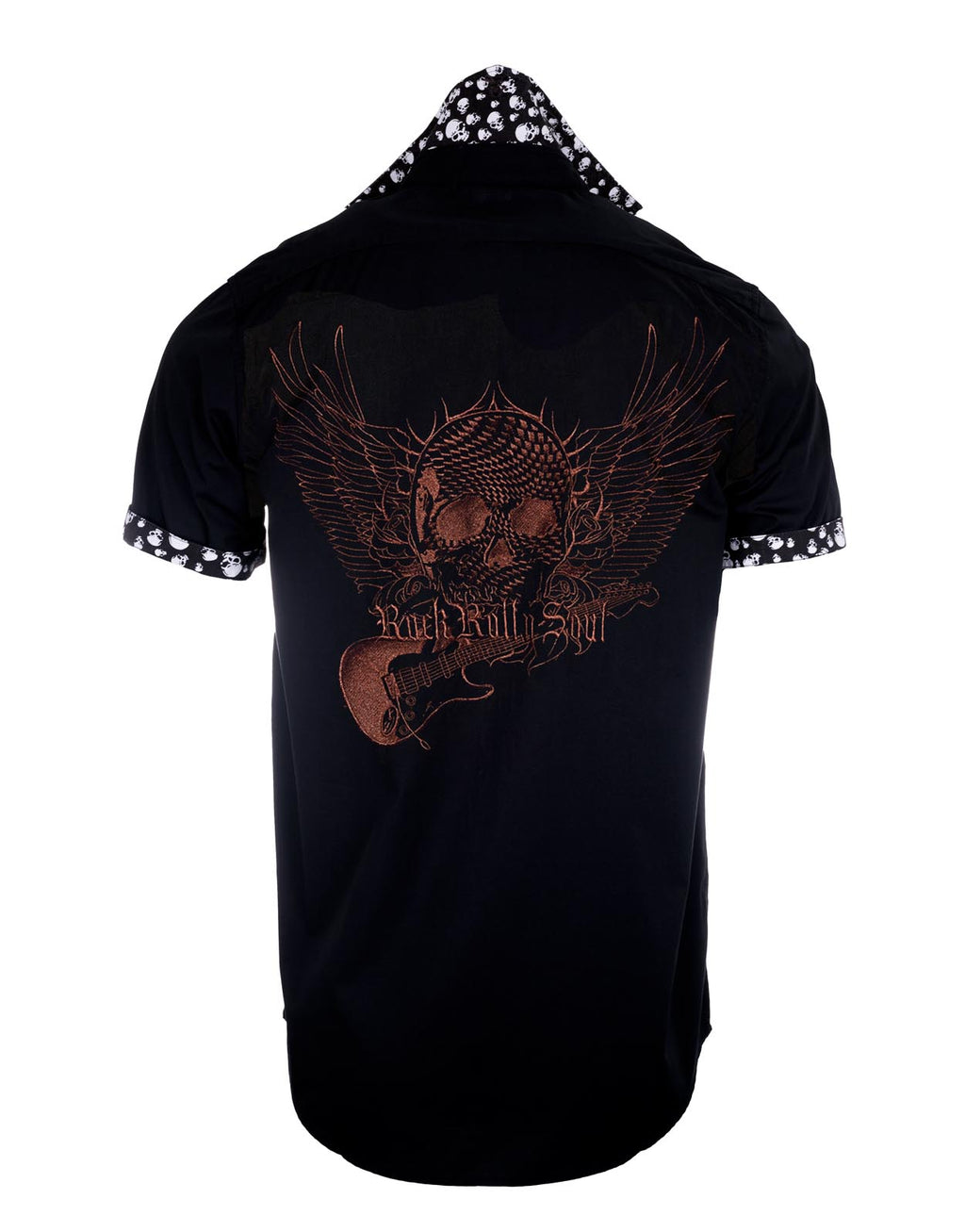 Rock Roll n Soul S/S Flying Skull & Guitar Shirt