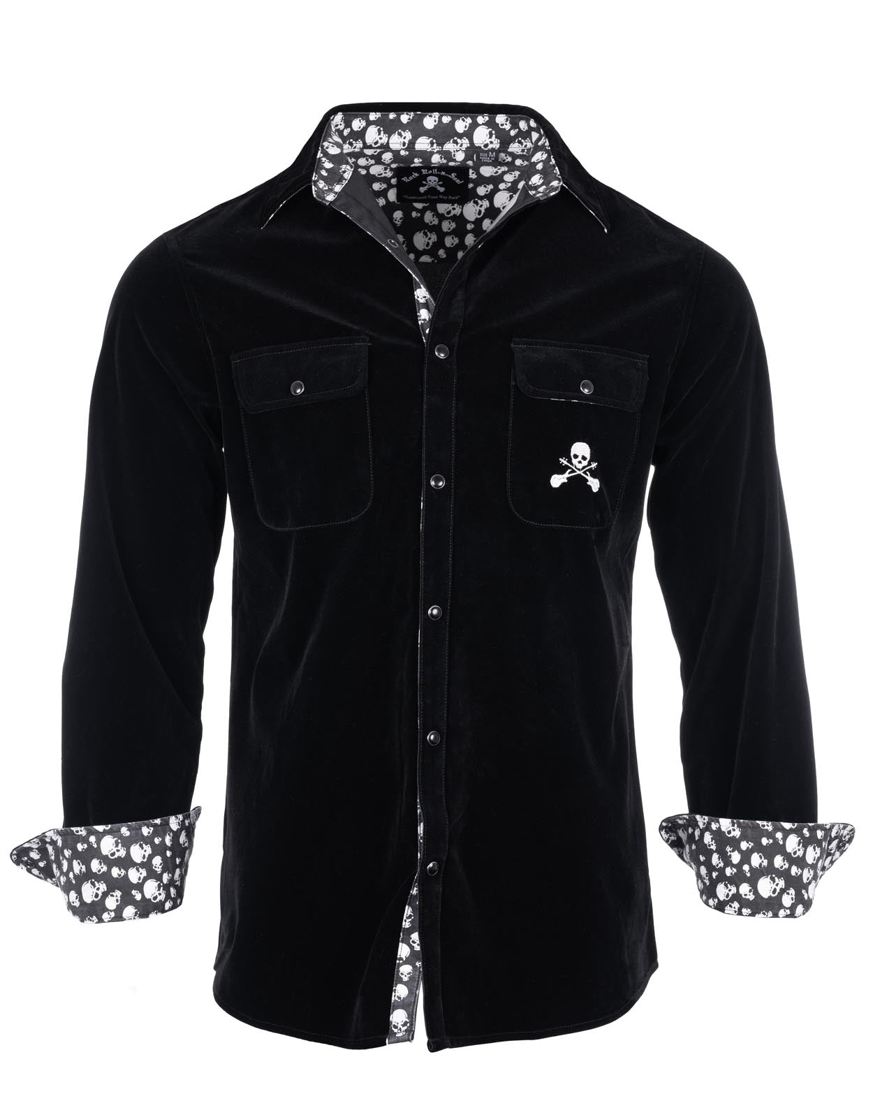 Rock Roll n Soul Black Suede Shoes L/S Shirt