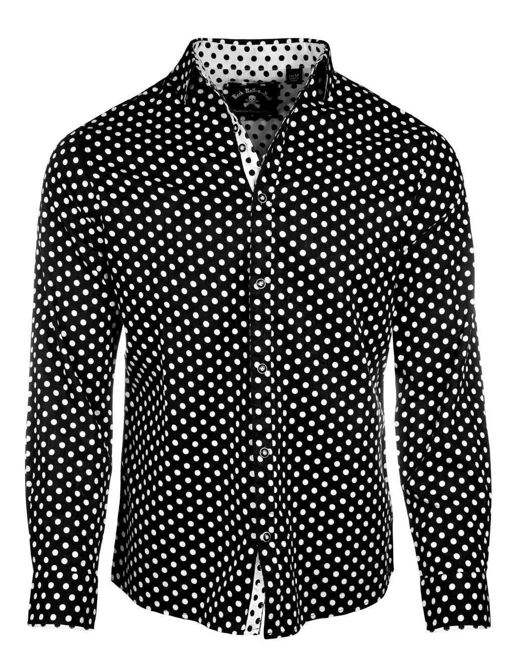 Rock Roll n Soul Crazy Train Polka Dot L/S Shirt