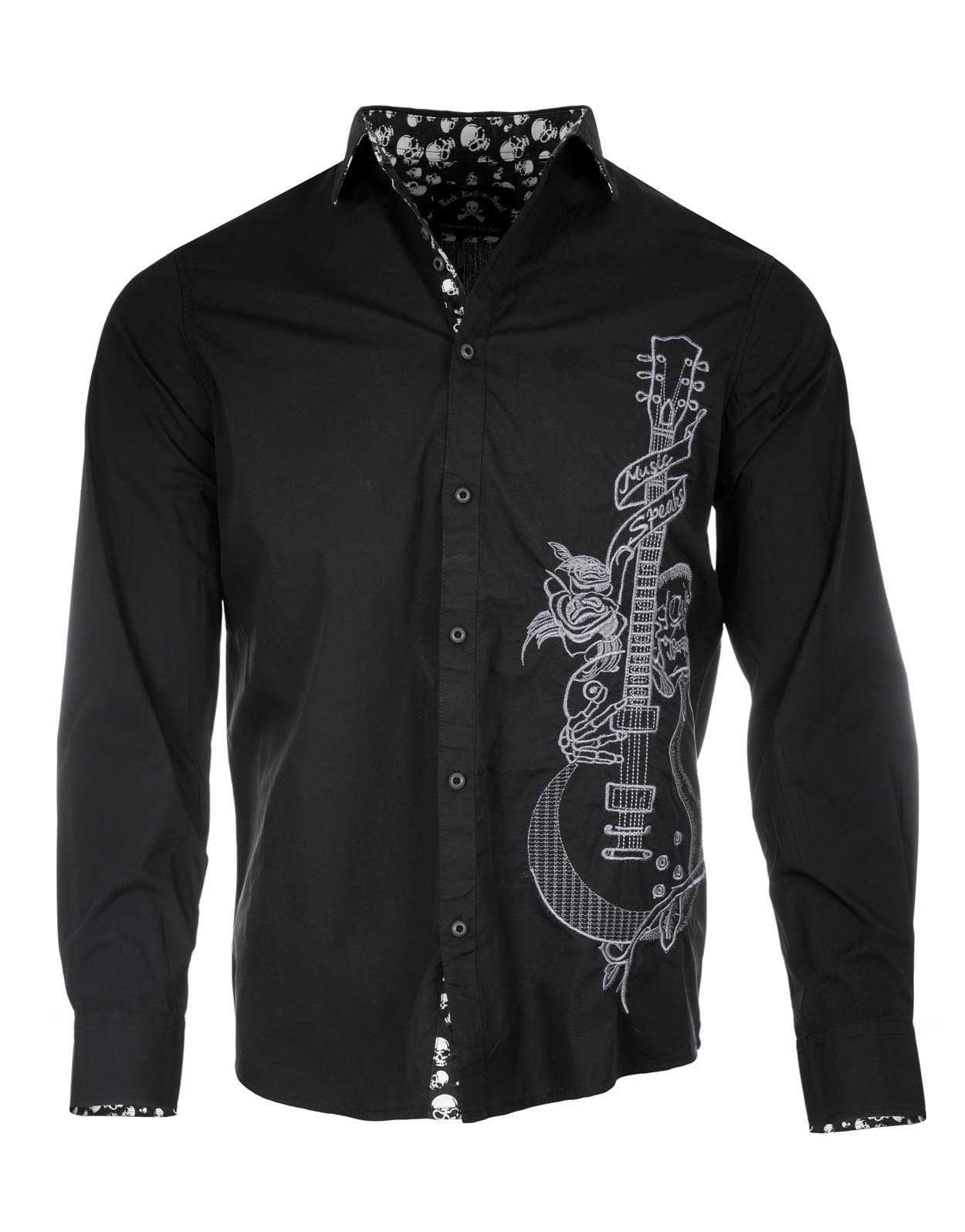 Rock Roll n Soul Crazy Bi*ch Guitar L/S Shirt