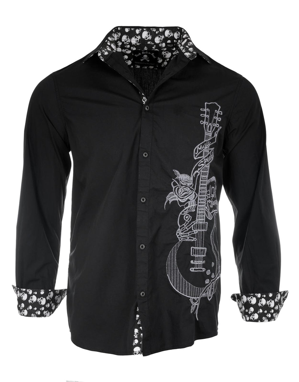 Rock Roll n Soul Crazy Bi*ch Guitar L/S Shirt