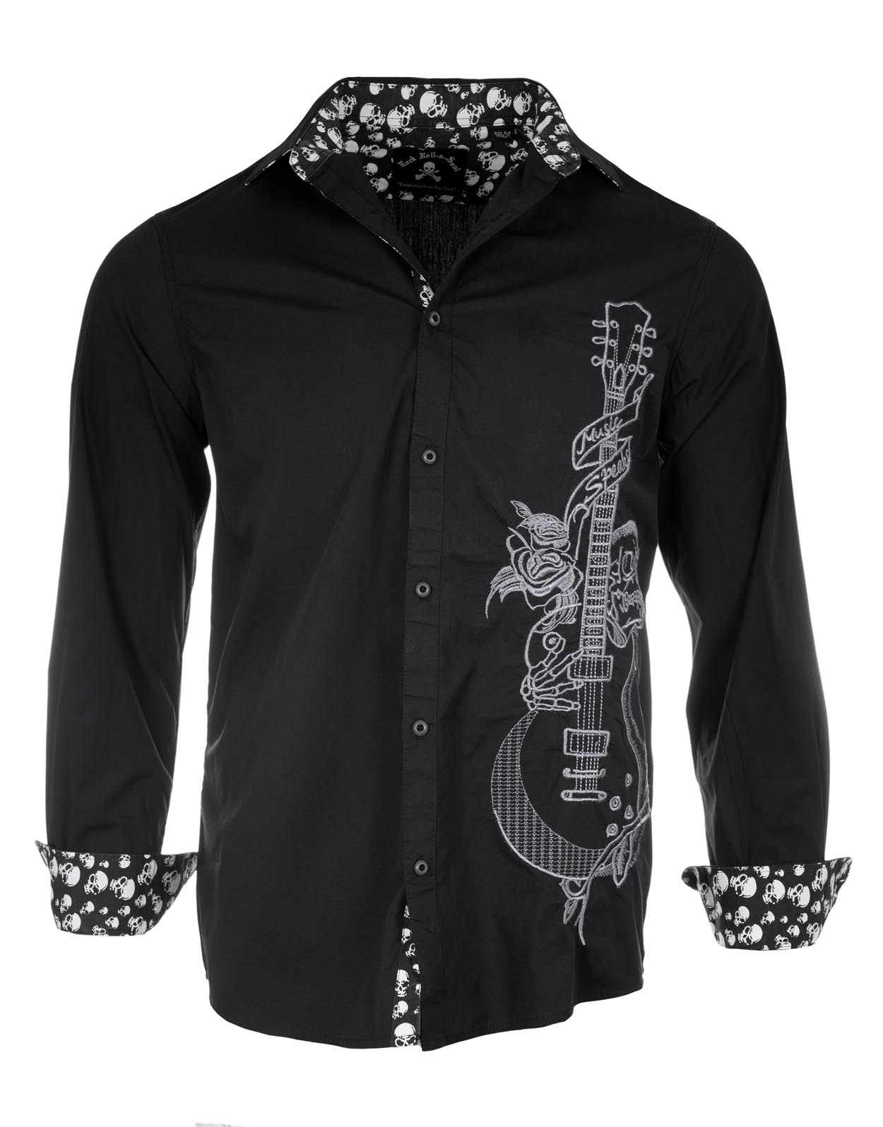 Rock Roll n Soul Crazy Bi*ch Guitar L/S Shirt