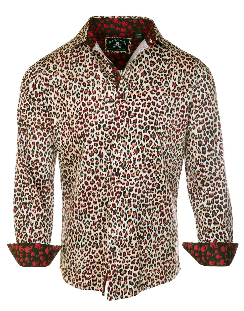 Rock Roll n Soul Brass Monkey Leopard L/S Shirt