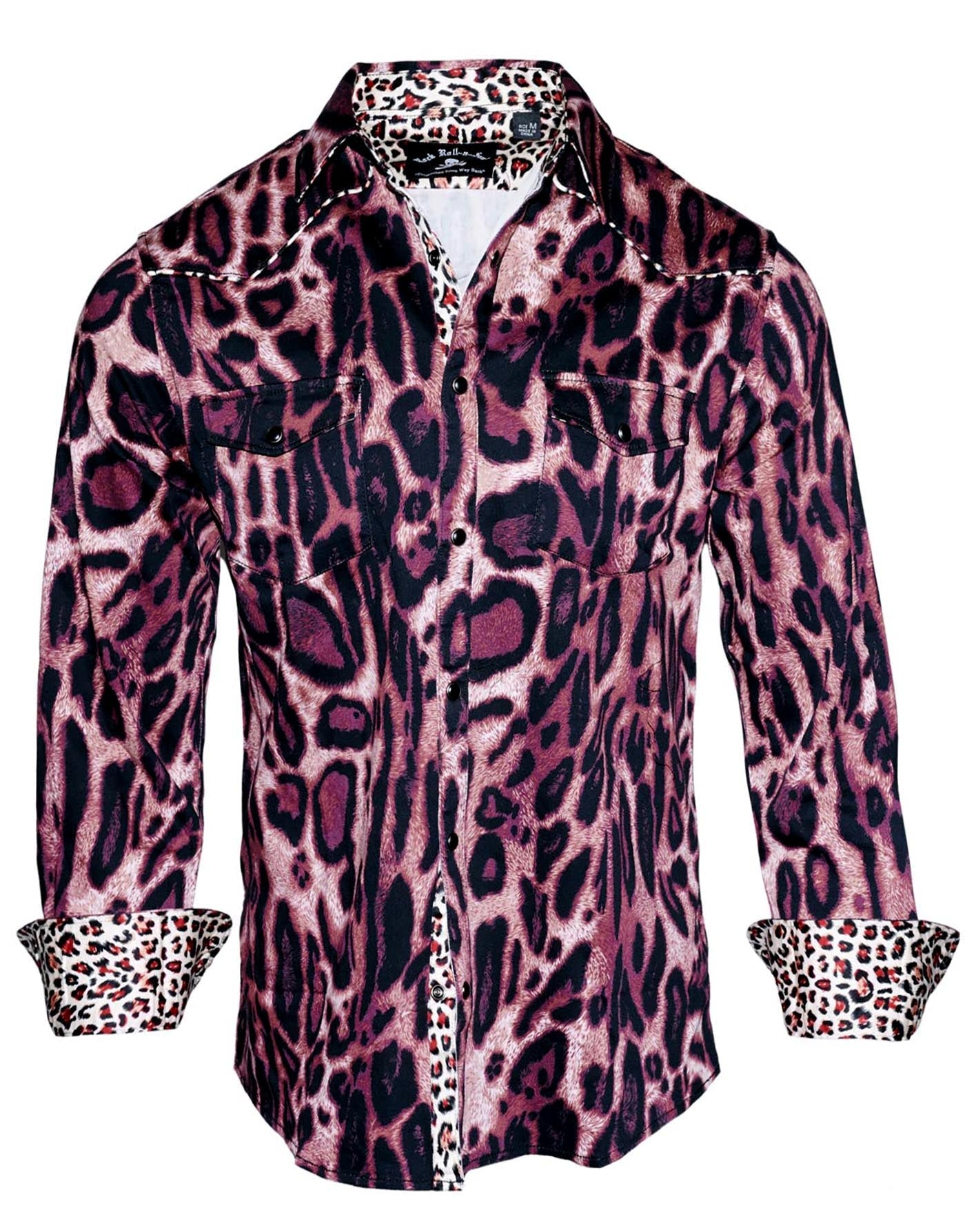 Rock Roll n Soul Cat Scratch Fever Leopard L/S Shirt