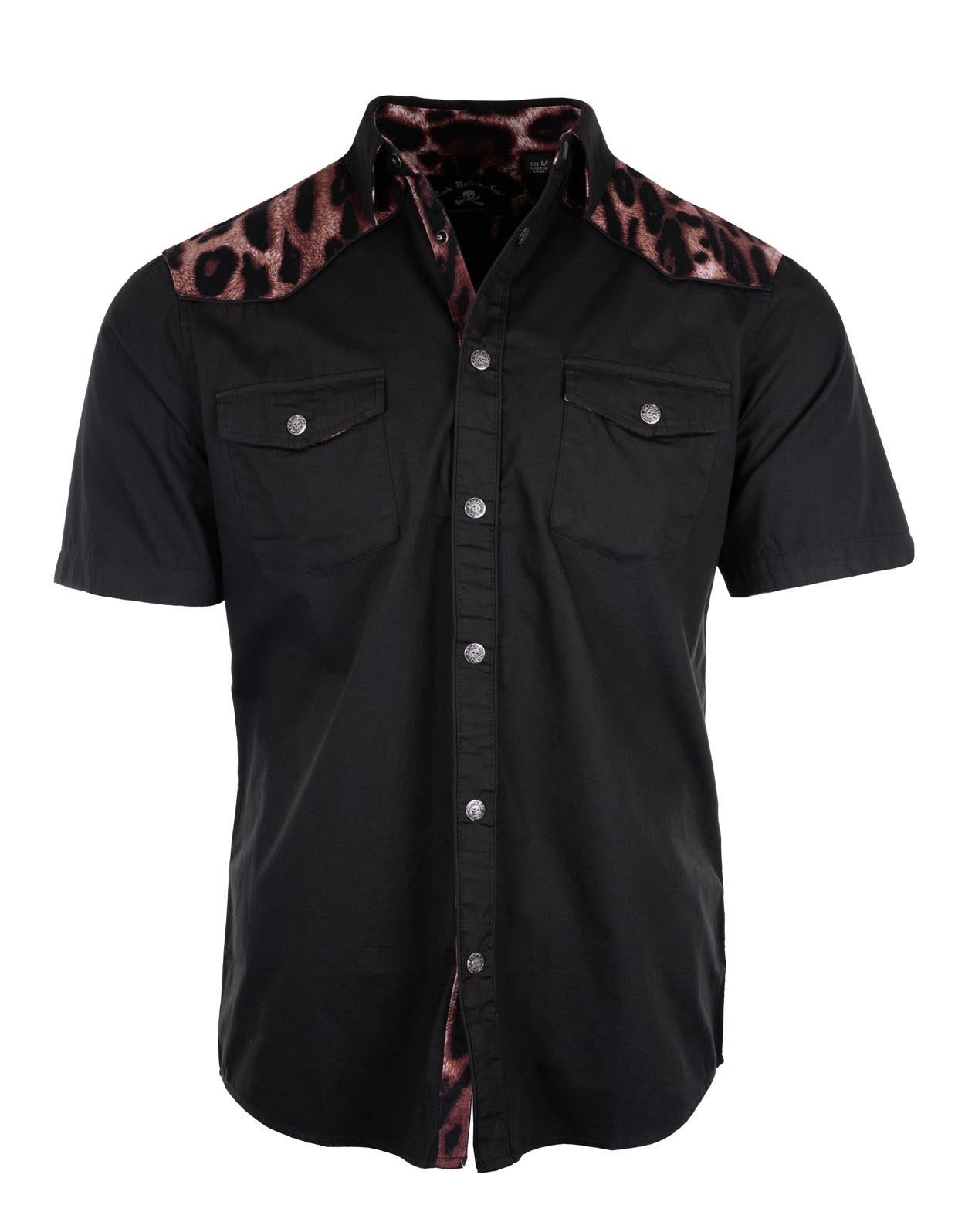 Rock Roll n Soul S/S Simple Man Black Shirt