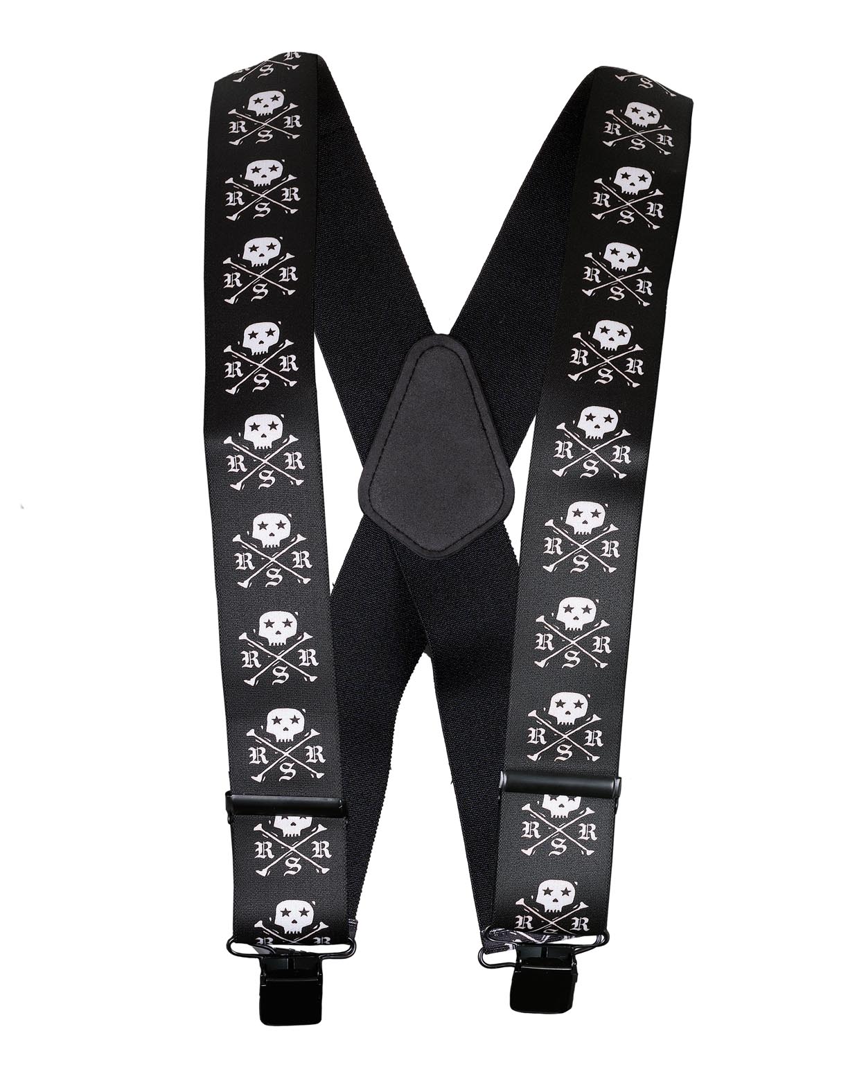 Rock Roll n Soul Iconic Skull X Bones Suspenders