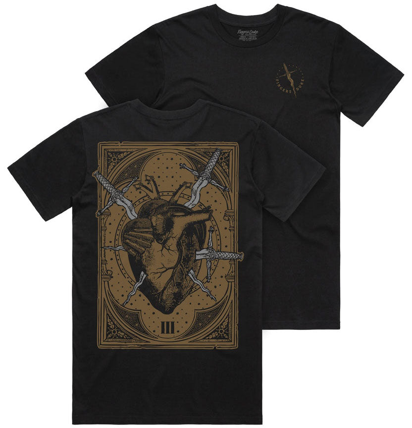Fingers Duke Three Of Swords Tarot Card T-Shirt