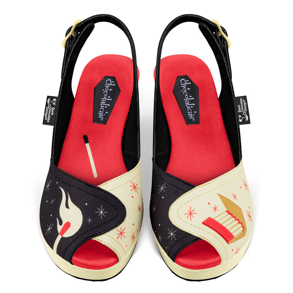 Hot Chocolate Design Chocolaticas® She's On Fire Women's Sandal