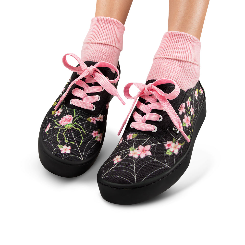 Hot Chocolate Design Spider Blossom Spiderweb Sneaker