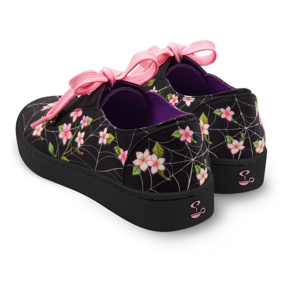 Hot Chocolate Design Spider Blossom Spiderweb Sneaker