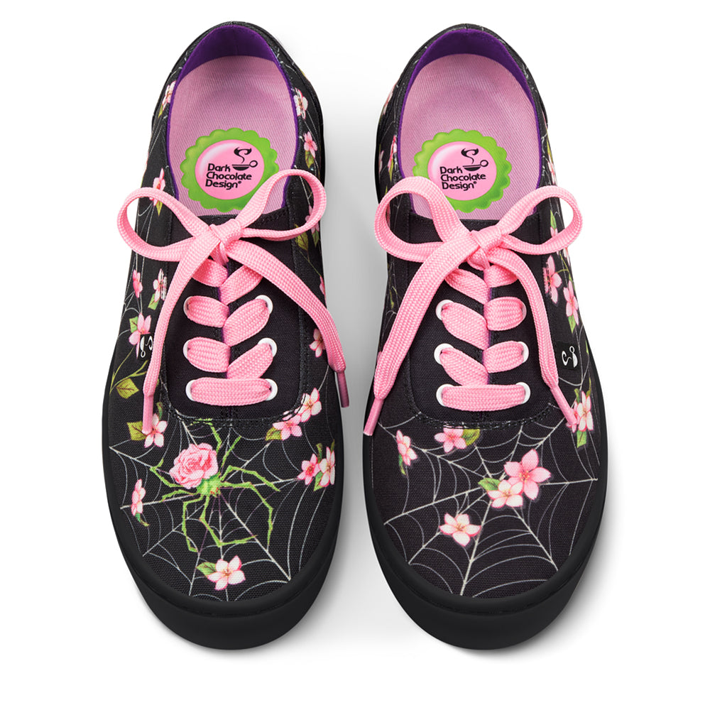 Hot Chocolate Design Spider Blossom Spiderweb Sneaker