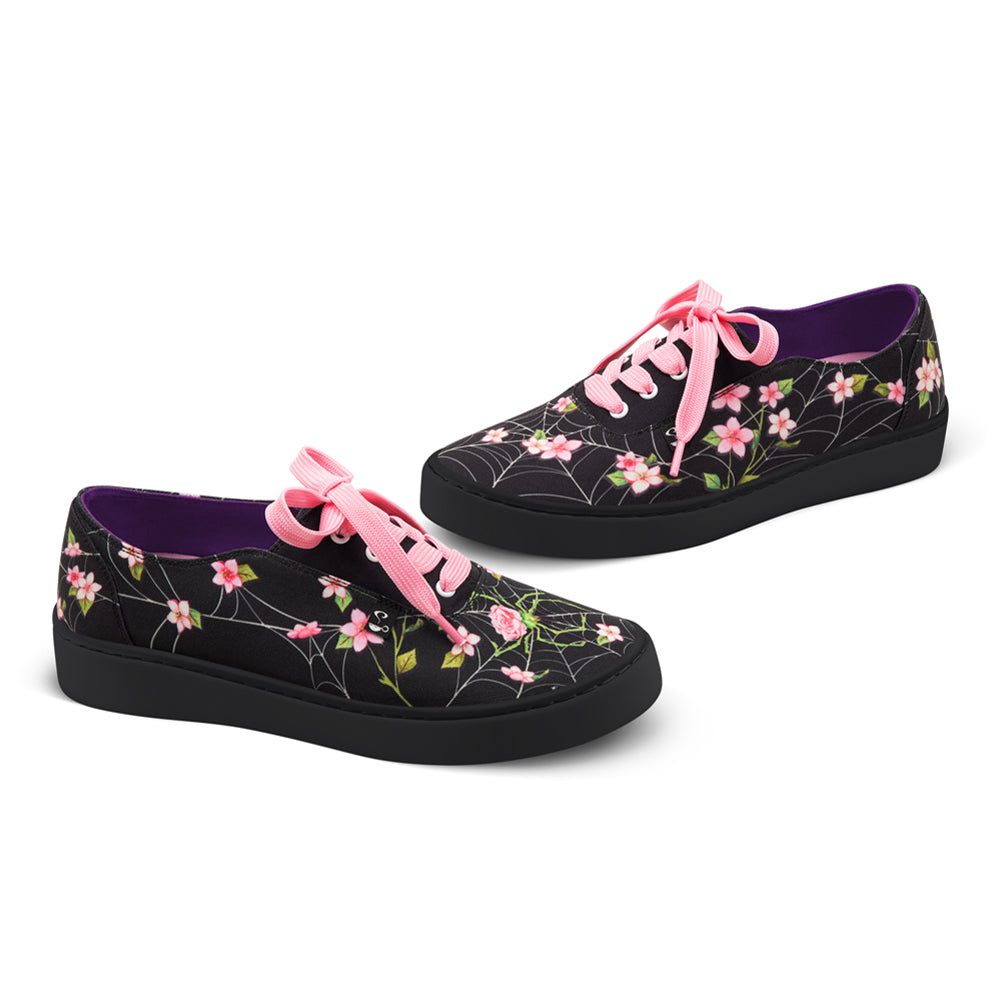 Hot Chocolate Design Spider Blossom Spiderweb Sneaker