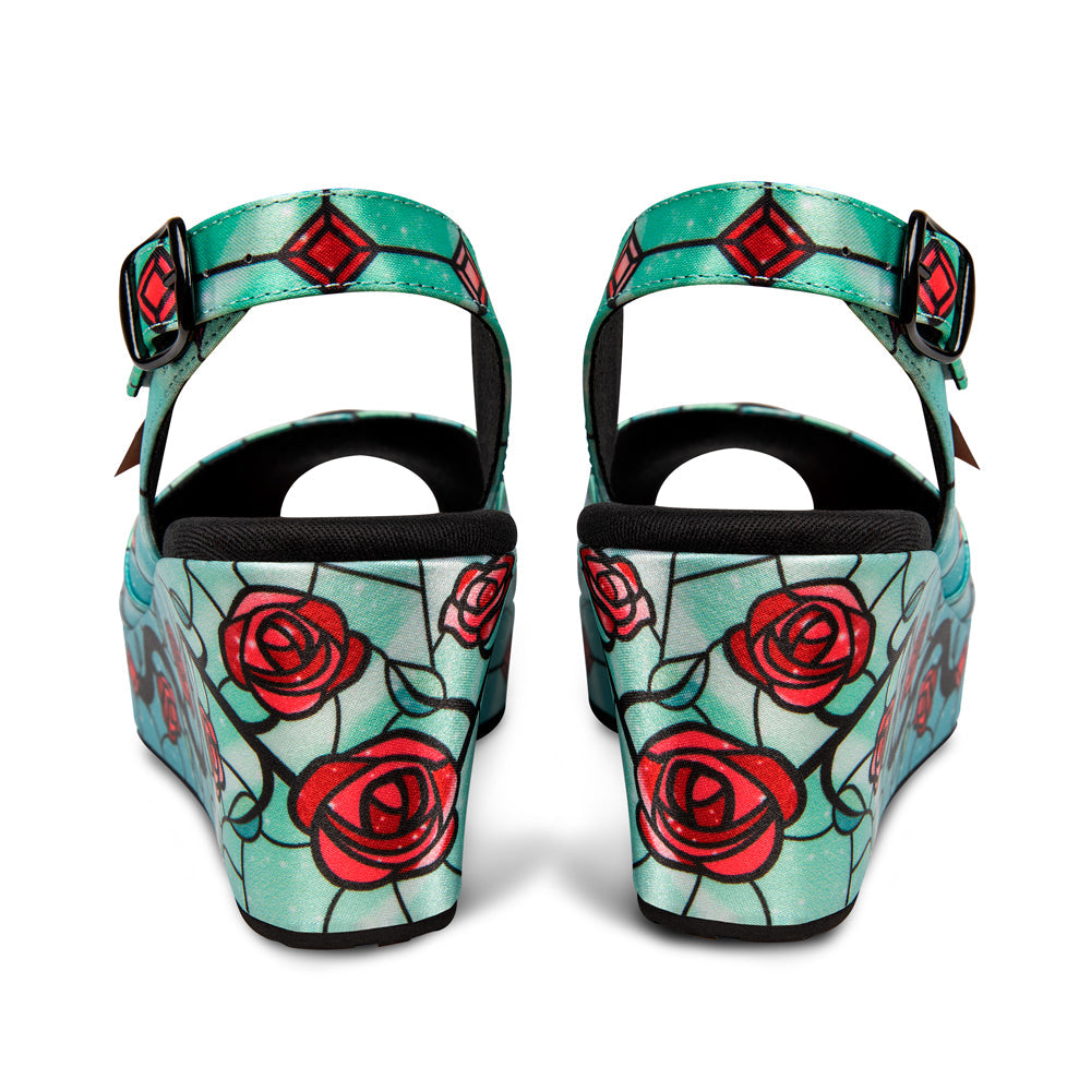 Hot Chocolate Design Chocolaticas® Stained Roses Women's Sandal