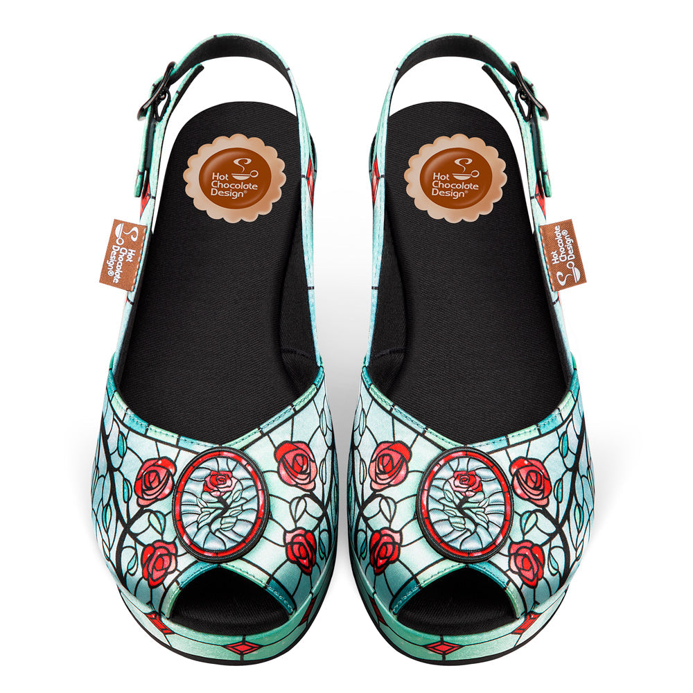Hot Chocolate Design Chocolaticas® Stained Roses Women's Sandal