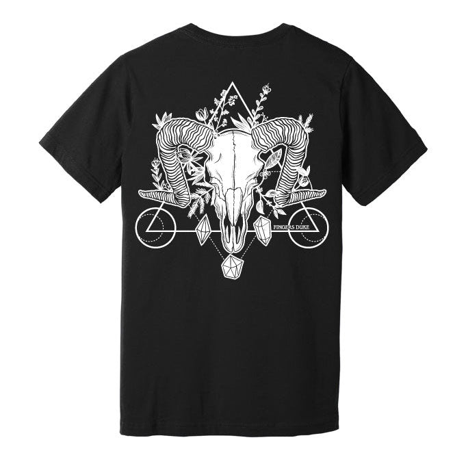Fingers Duke Goat Skull Black T-Shirt
