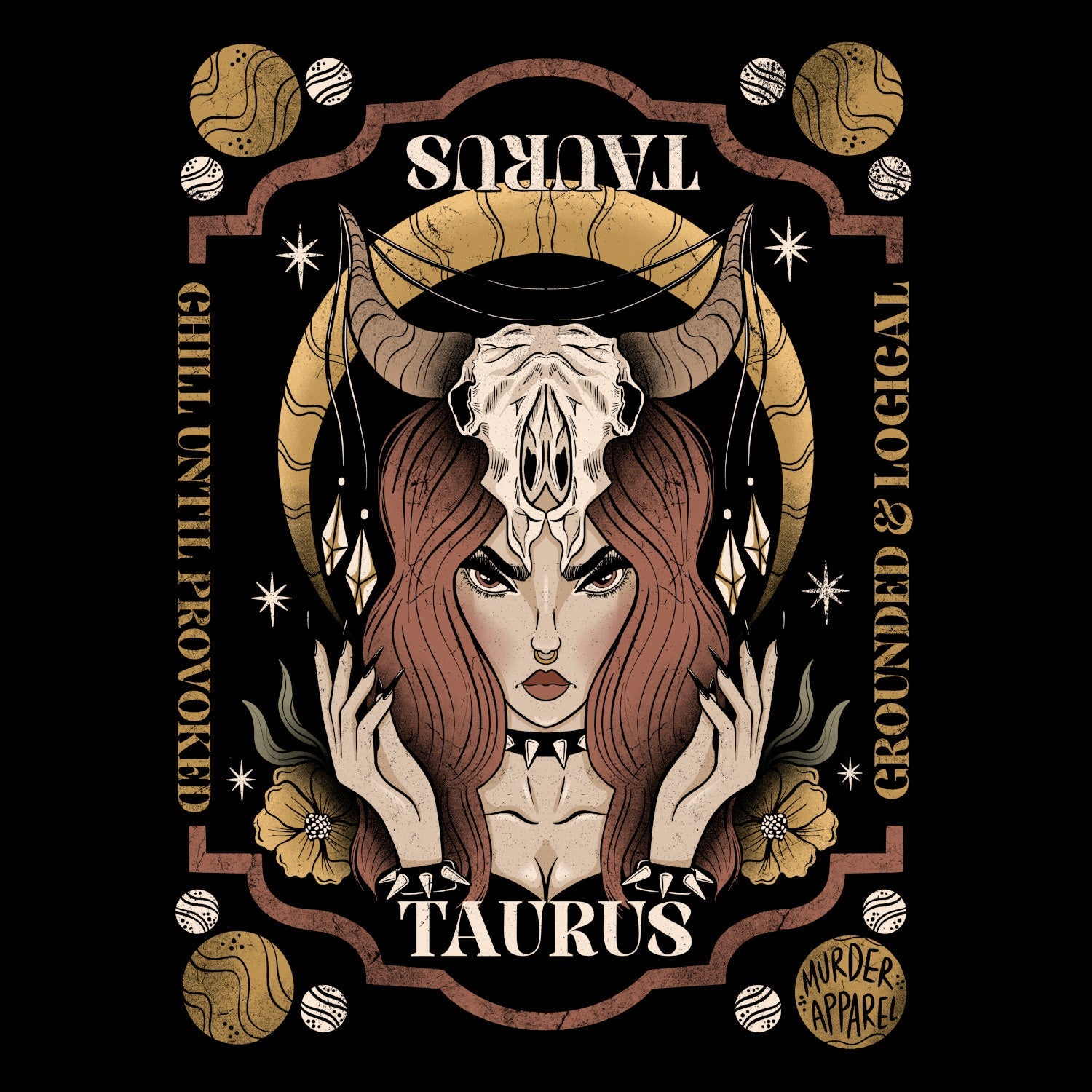 Murder Apparel Taurus Zodiac T-shirt