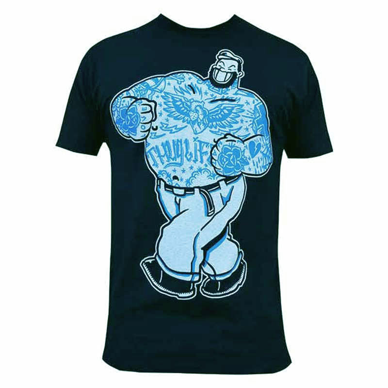 Lowbrow Art Thug Life Bluto Black Tee