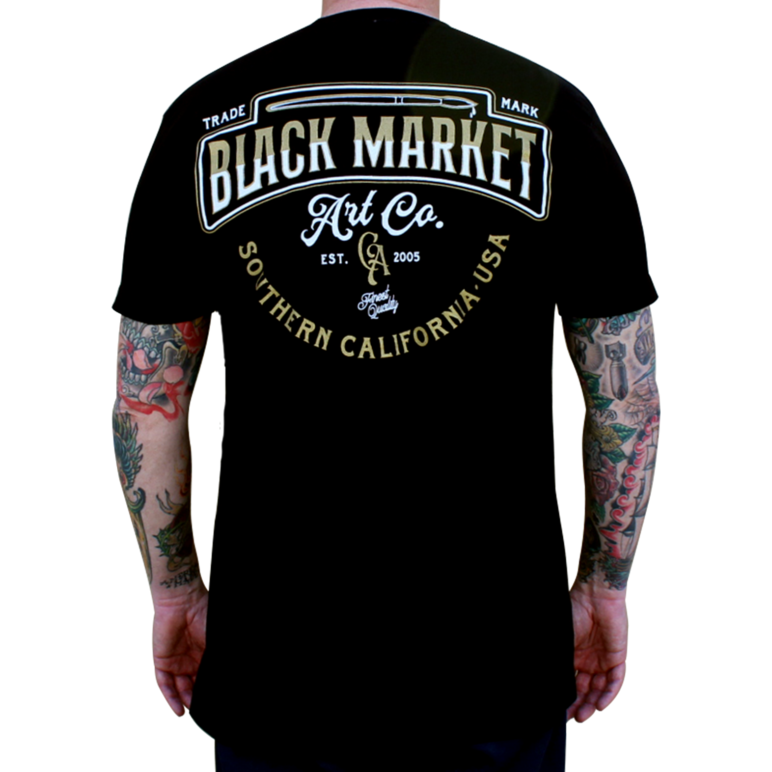 Black Market Art Trademark Tattoo Tee