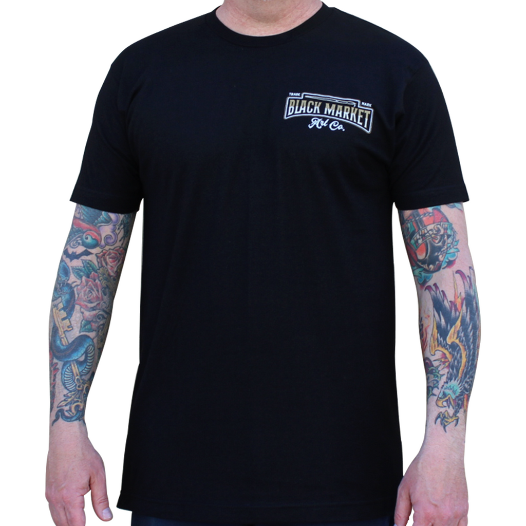 Black Market Art Trademark Tattoo Tee