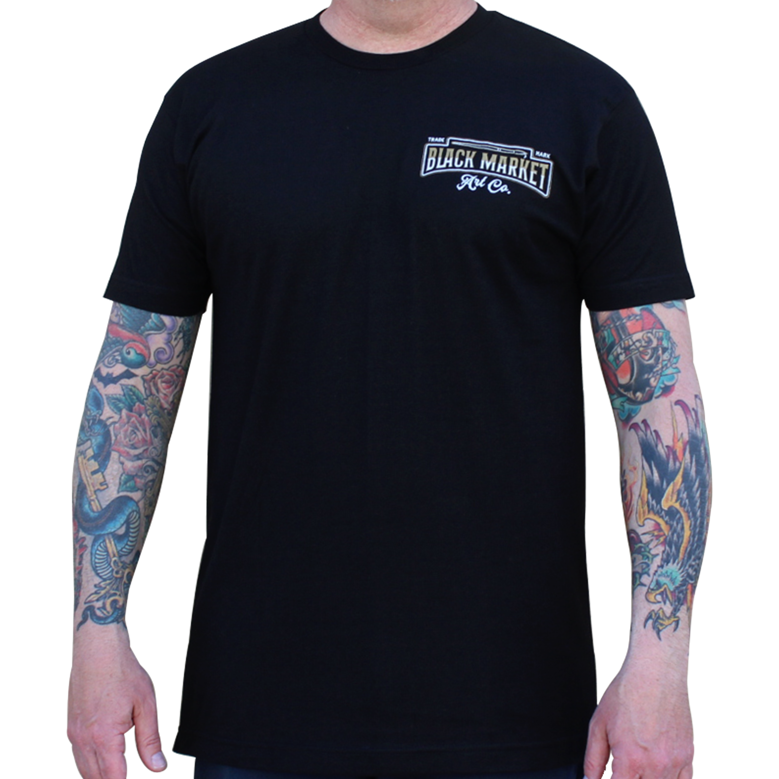 Black Market Art Trademark Tattoo Tee
