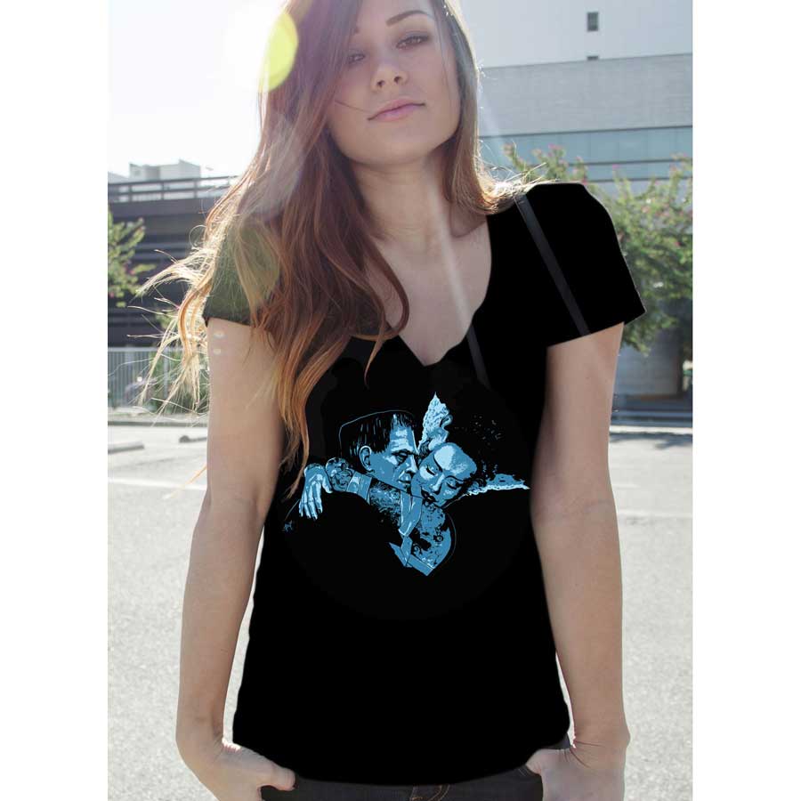 Lowbrow Art Undying Love V-Neck Tee