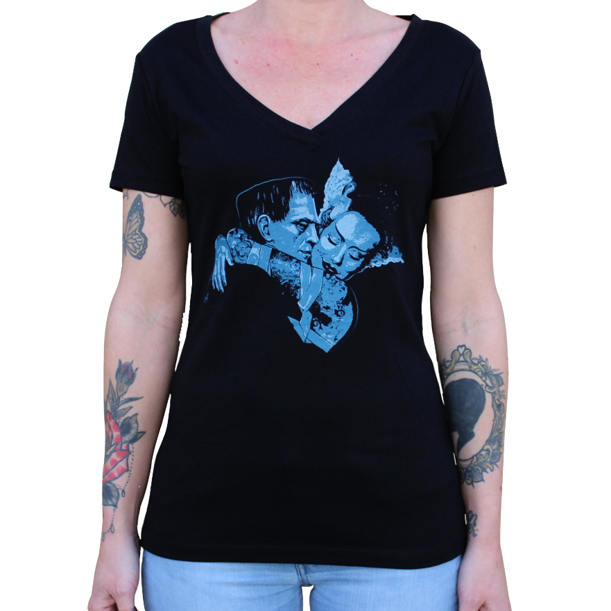 Lowbrow Art Undying Love V-Neck Tee