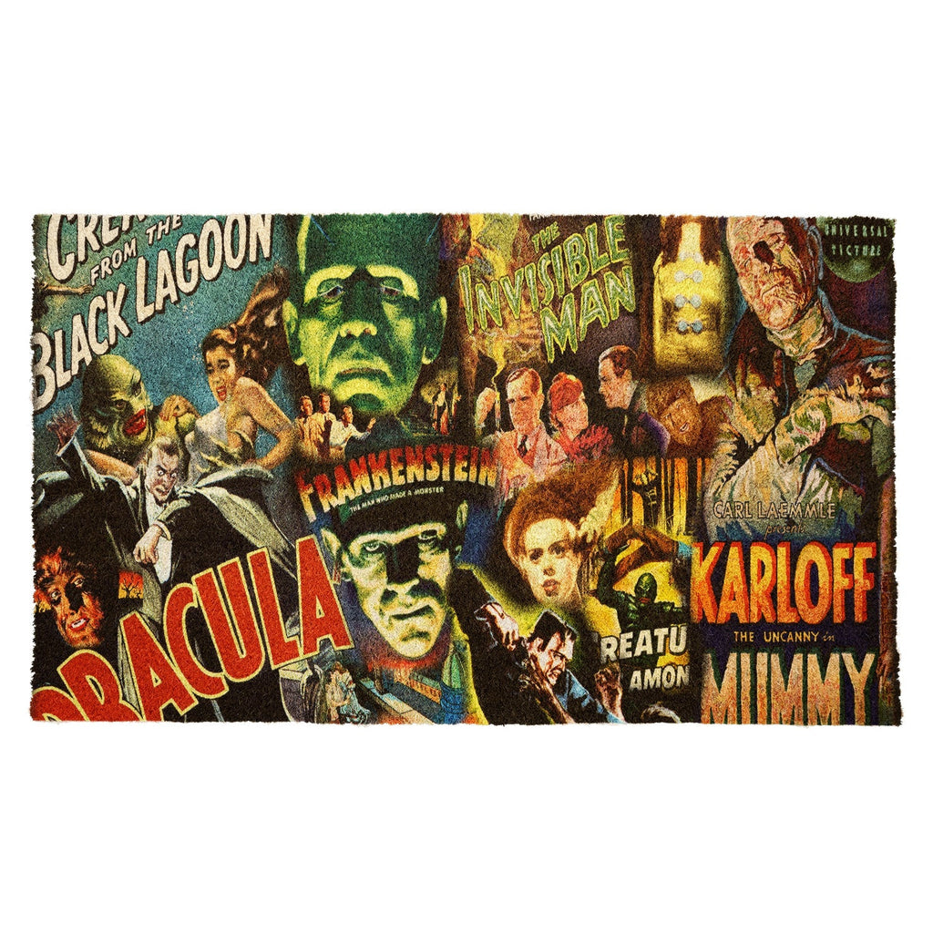 Original Underground Universal Monsters Film Covers Door Mat