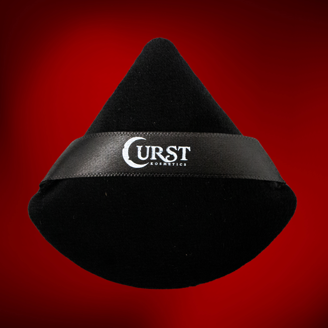 Curst Kosmetics Triangle Black Powder Puff