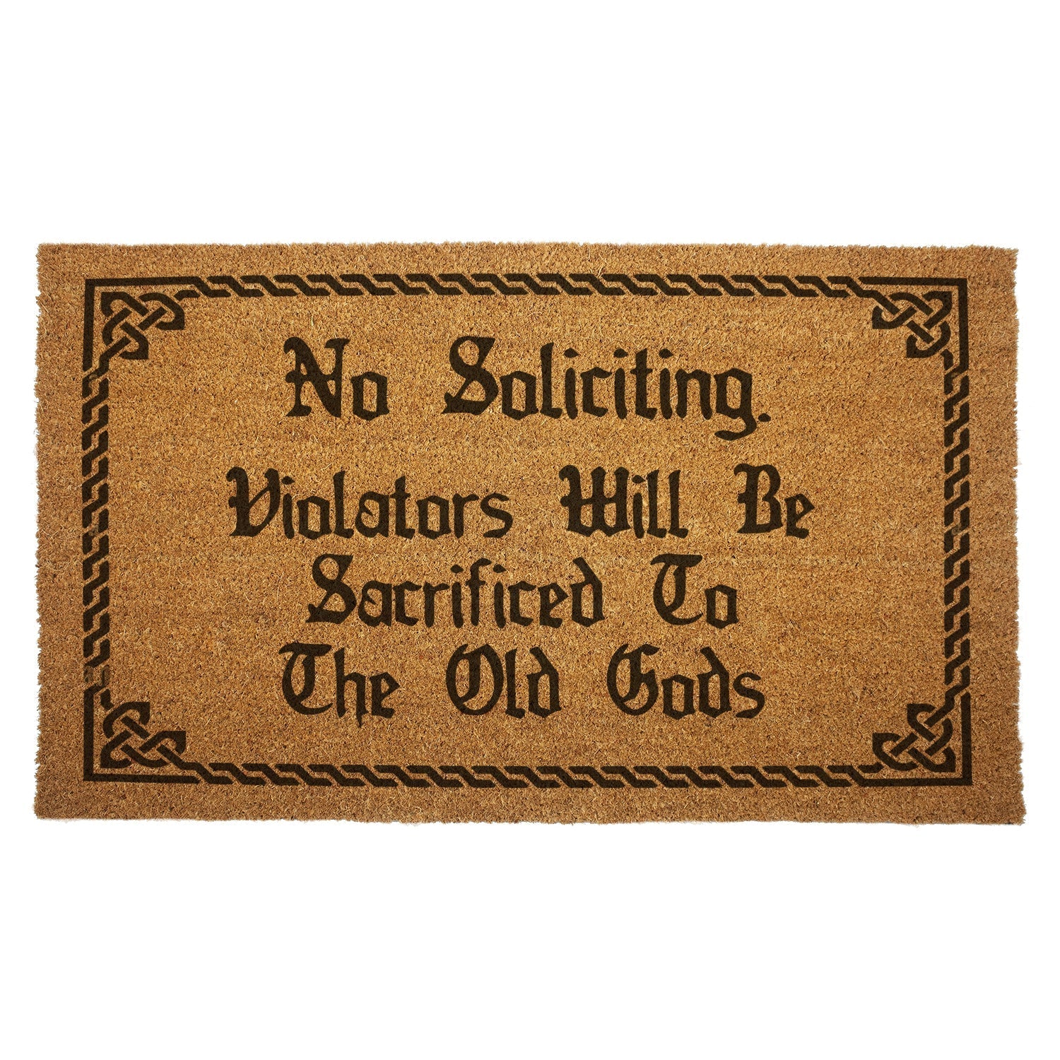 Original Underground Violators Will Be Sacrificed Door Mat