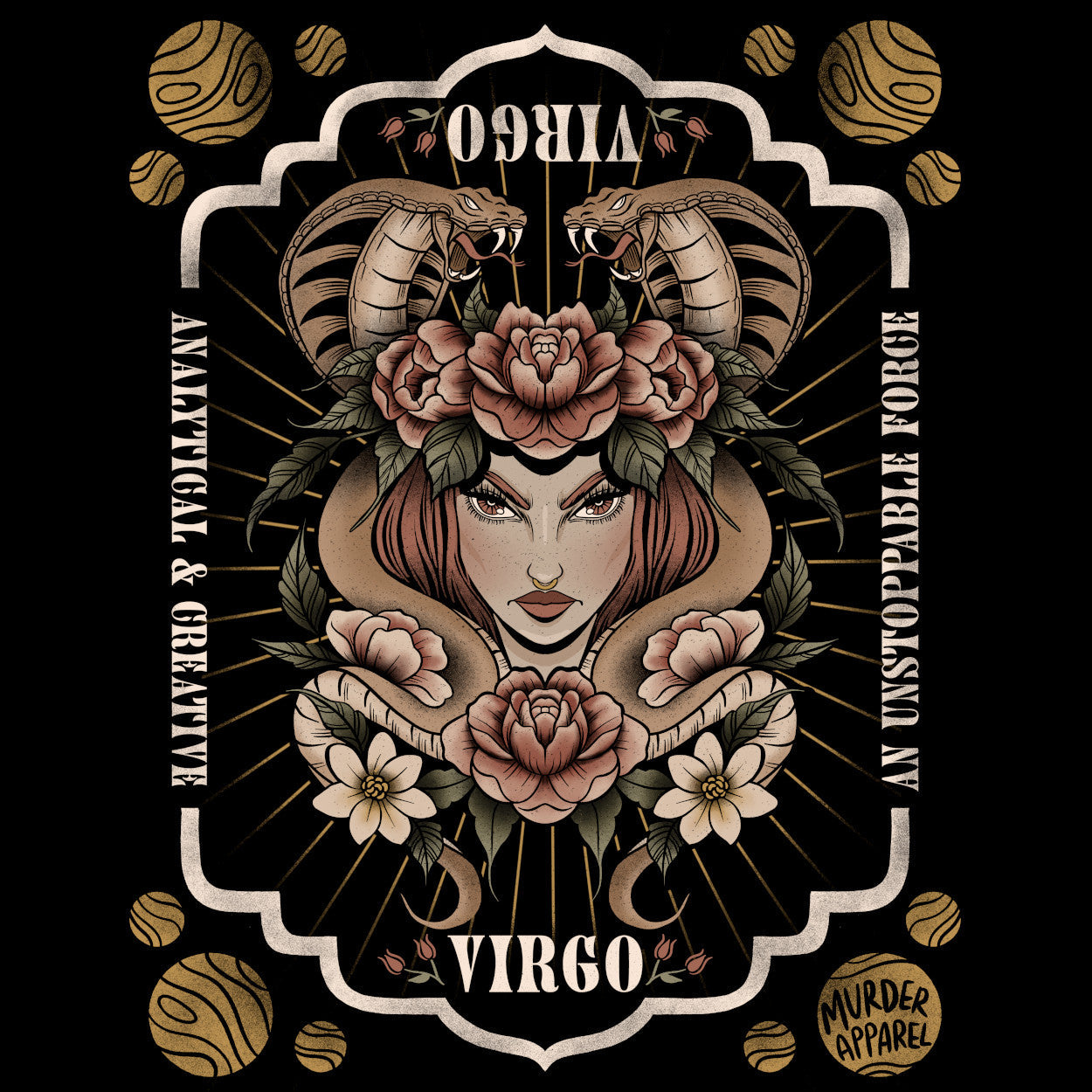 Murder Apparel Virgo Zodiac T-Shirt