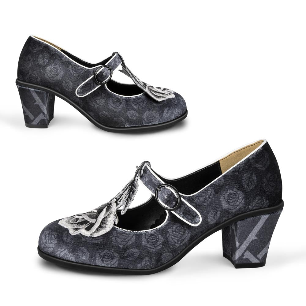 Hot Chocolate Design Chocolaticas® Black Tudor Mary Jane Pump