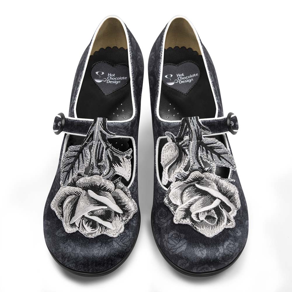 Hot Chocolate Design Chocolaticas® Black Tudor Mary Jane Pump