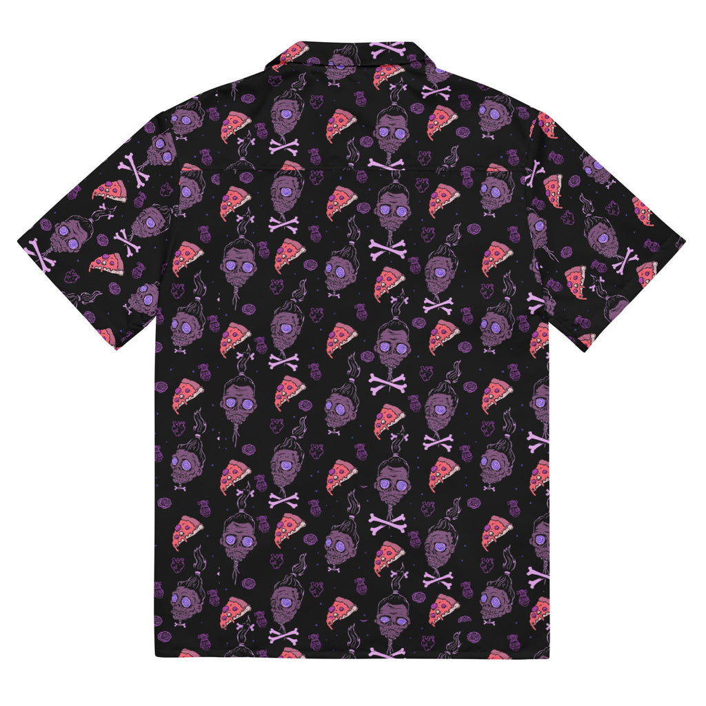 Murder Apparel Horror Movies And Pizza Button-up