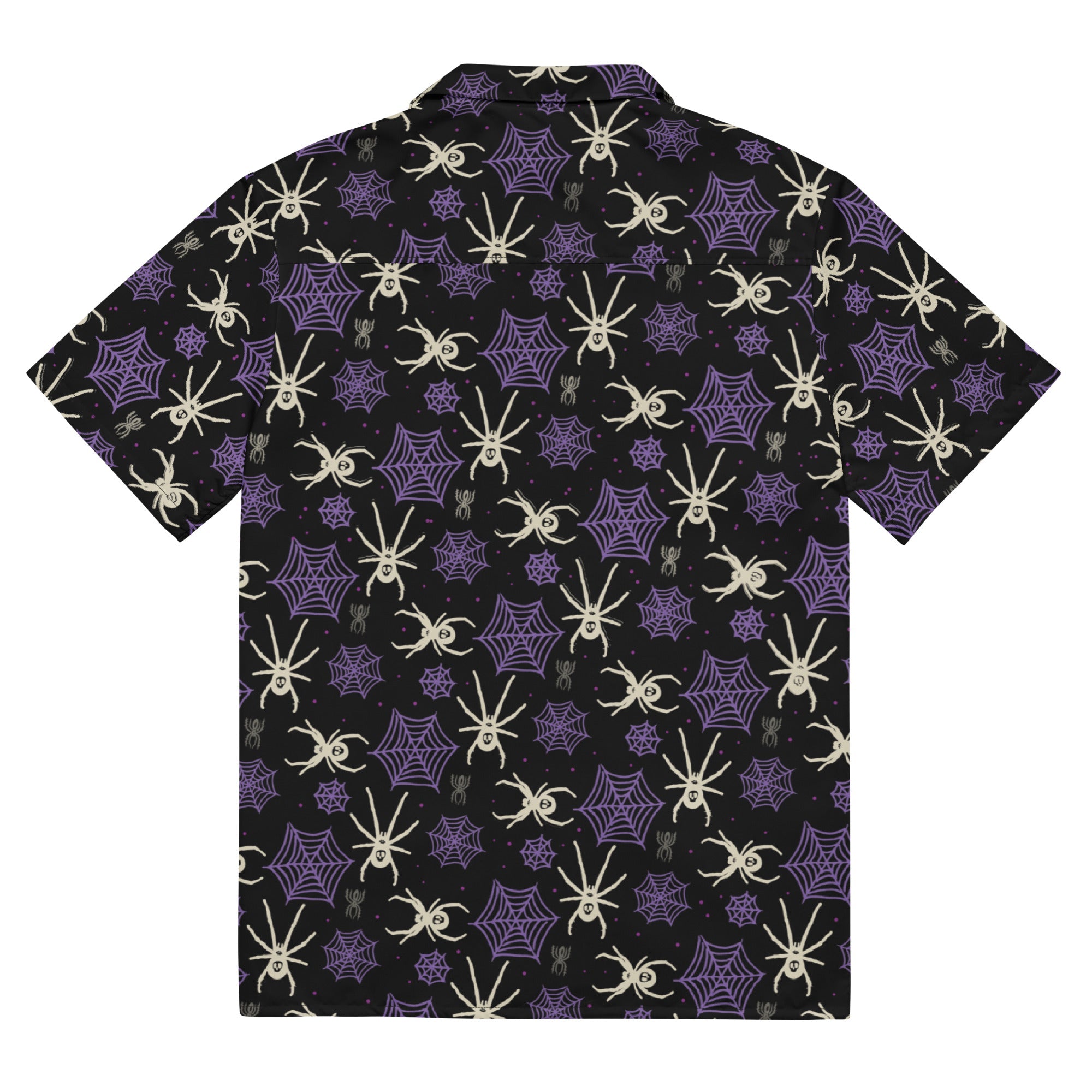 Murder Apparel Spider Webs Button-up
