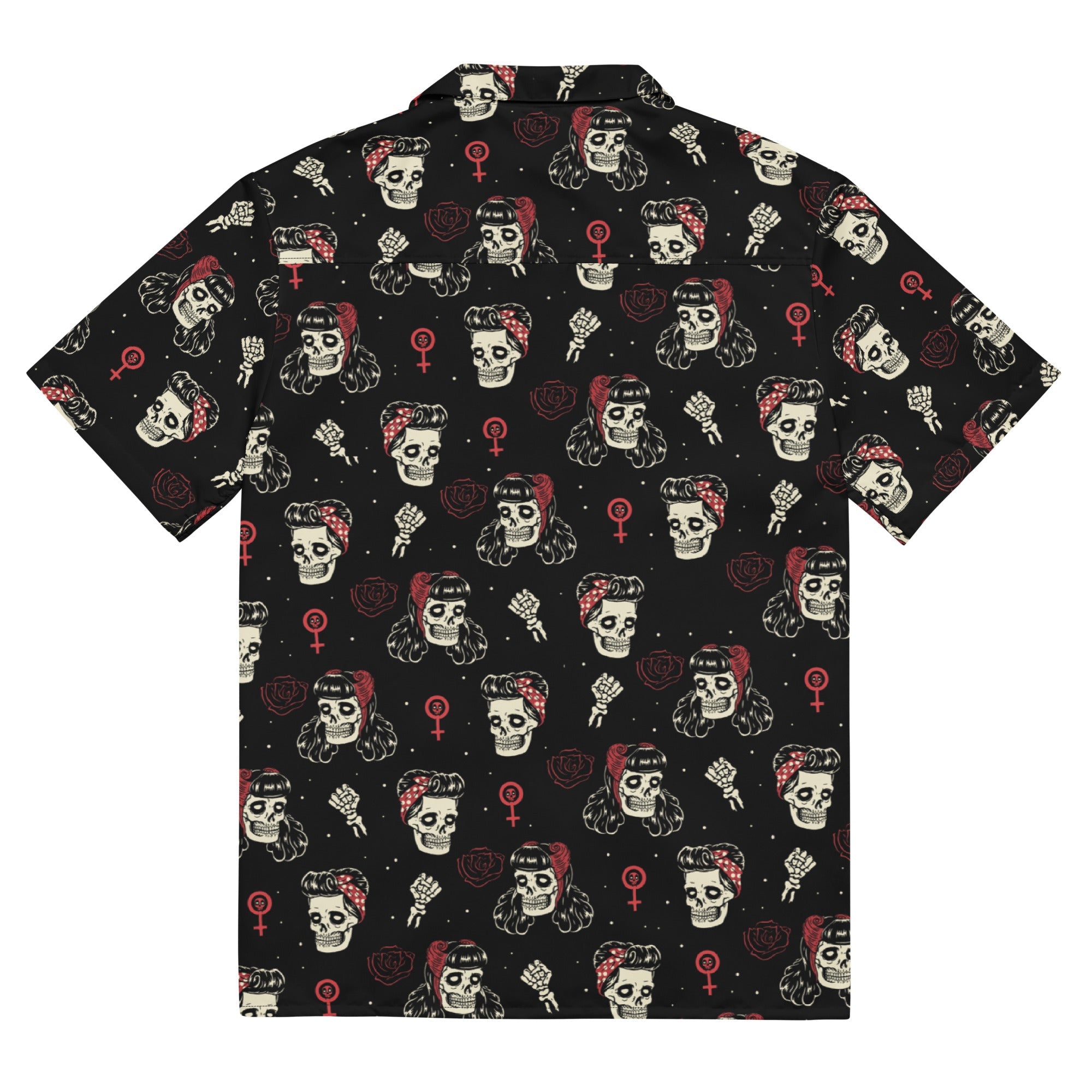 Murder Apparel Undead Rosie Riveter Button-up