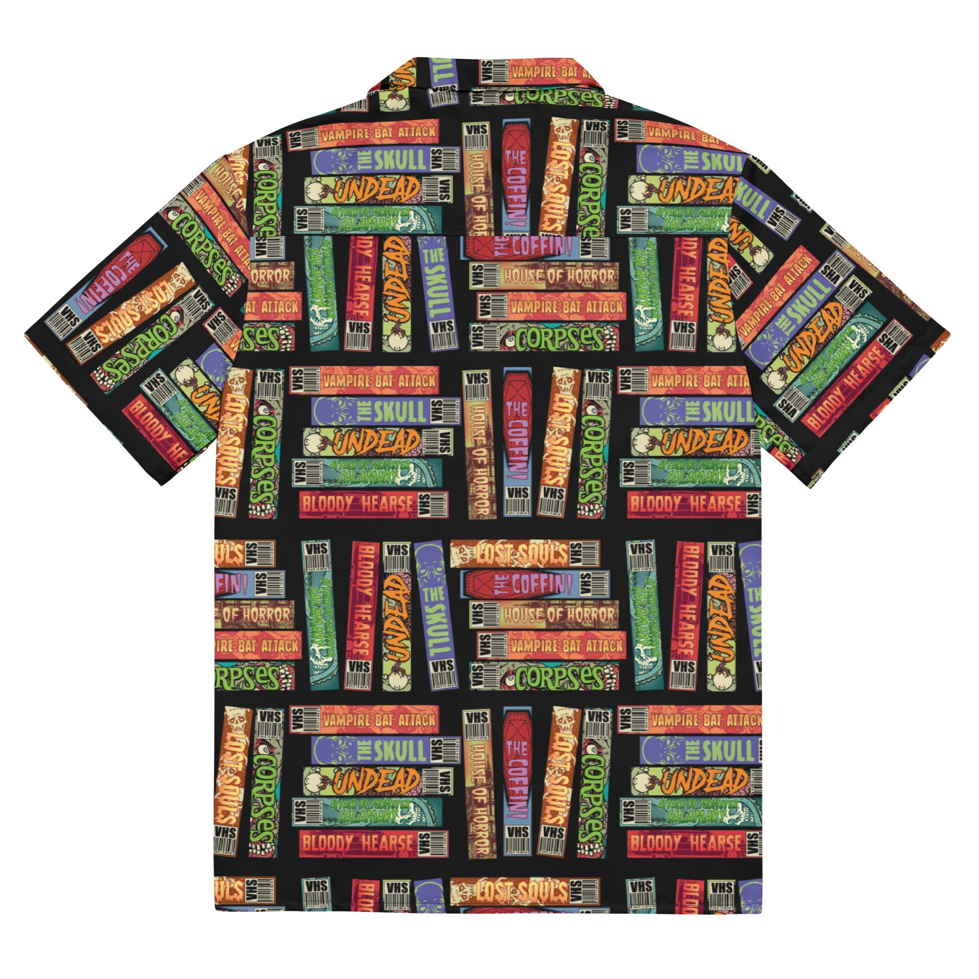 Murder Apparel Vintage Horror VHS Button-up