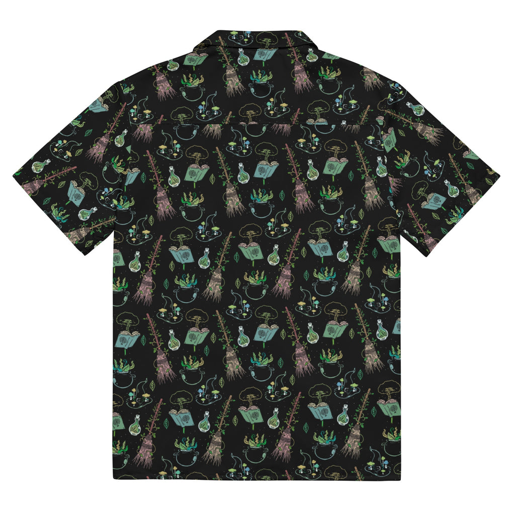Murder Apparel Green Witch Button-up