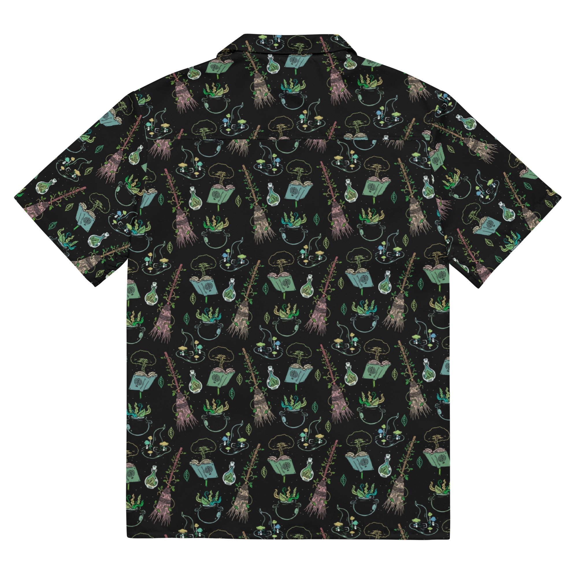 Murder Apparel Green Witch Button-up